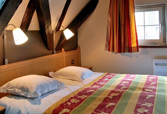 Chambre Supérieure à l’Hôtel Au Cerf